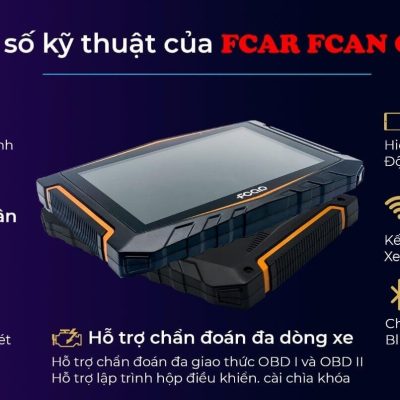 Máy chẩn đoán đa năng Fcar C8W 10