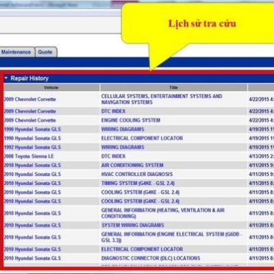 Phần mềm Mitchell Ondemand 5.8 11
