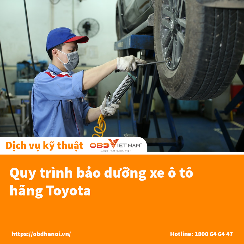 Lịch bảo dưỡng xe ô tô Toyota định kỳ 3