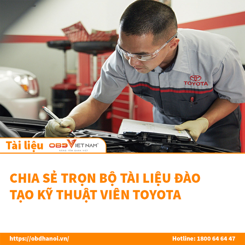 BỘ TÀI LIỆU ĐÀO TẠO KỸ THUẬT VIÊN TOYOTA CÓ GÌ? 4