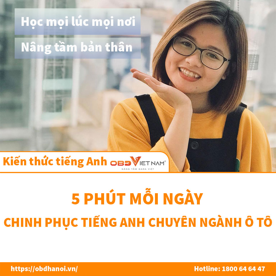 5 PHÚT MỖI NGÀY CHINH PHỤC TIẾNG ANH CHUYÊN NGÀNH Ô TÔ 2