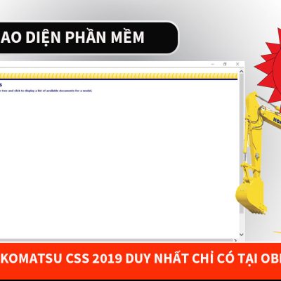 PHẦN MỀM KOMATSU CSS 2019 13