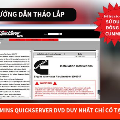 PHẦN MỀM CUMMINS QUICKSERVER DVD 11