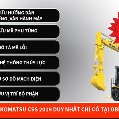 PHẦN MỀM KOMATSU CSS 2019 12