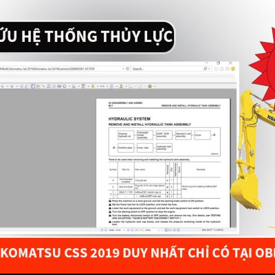 PHẦN MỀM KOMATSU CSS 2019 9