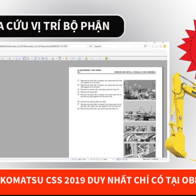 PHẦN MỀM KOMATSU CSS 2019 11